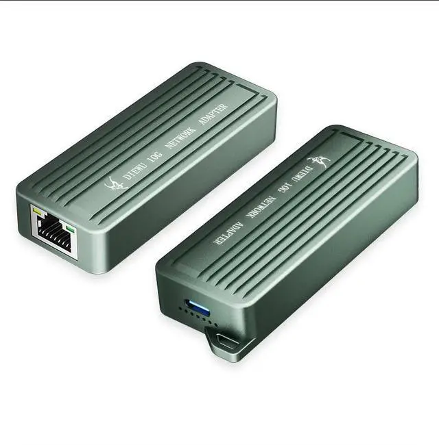 Main image of USB C to 10Gb Ethernet Adapter, 10Gb Type C to Ethernet Adapter, Compatible with USB4 & Thunderbolt 5/4/3