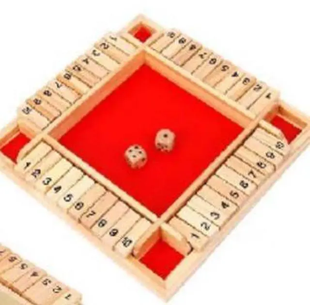 Alt view image 3 of 5 - Wooden four-sided flip card board game for family interactive children's game, educational toy for children, digital logic puzle toy