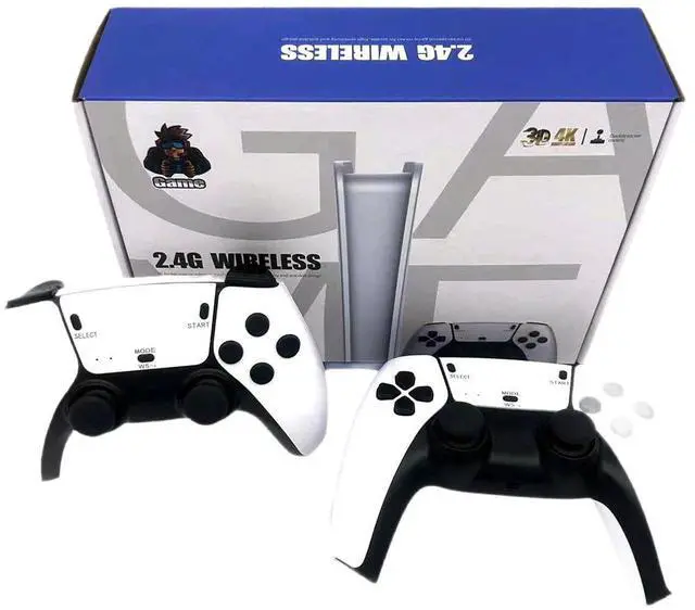 Main image of Lacks a 4K high-definition game console for m1S home use. Comes with a dual-handheld controller that can be connected to the TV.
Also includes a PSP game console.