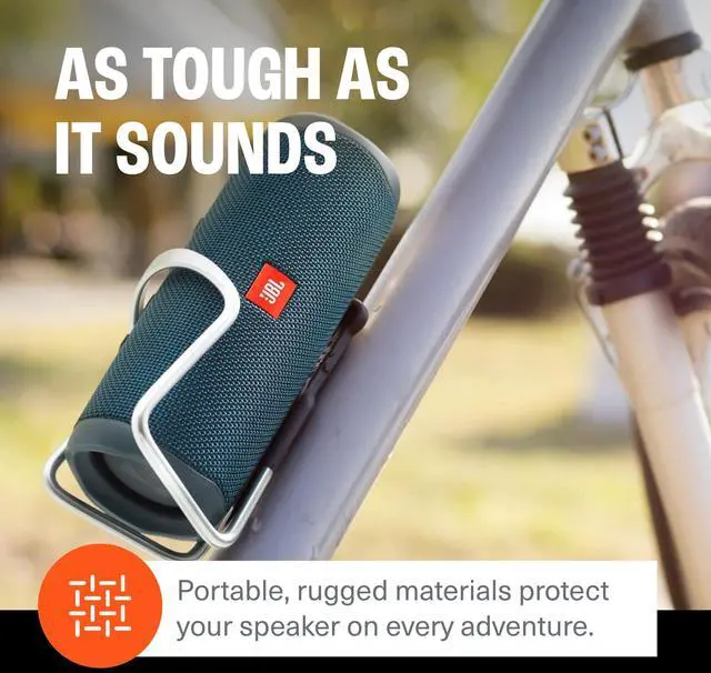 Alt view image 5 of 5 - FLIP 5, Waterproof Portable Bluetooth Speaker, Black, Small