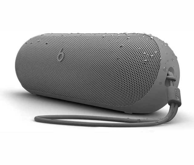 Main image of Beats Pill x Kim Kardashian - Wireless Bluetooth Speaker and Portable Charger via USB-C - Up to 24 Hours Battery Life, IP67 Water Resistant, Apple & Android Compatible, Built-in Mic Dark Gray