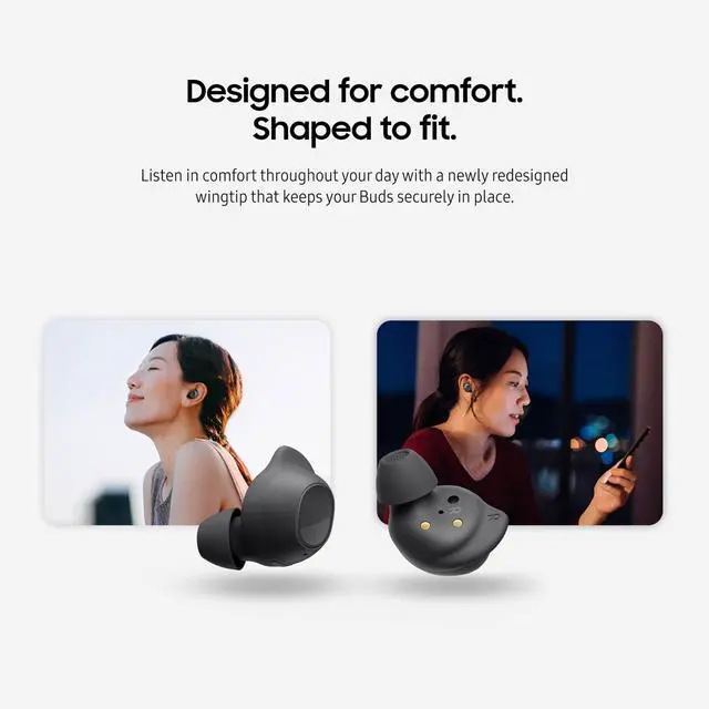 Alt view image 2 of 7 - Galaxy Buds FE True Wireless Bluetooth Earbuds, Comfort and Secure in Ear Fit, Auto Switch Audio, Touch Control, Built-in Voice Assistant
