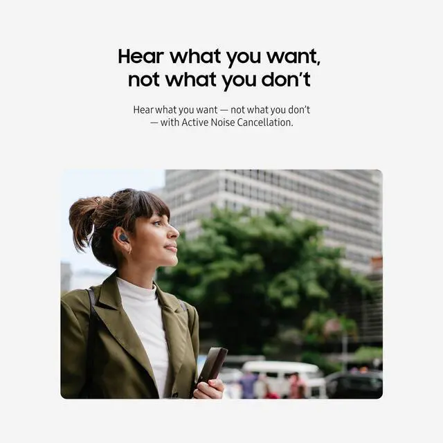 Alt view image 4 of 7 - Galaxy Buds FE True Wireless Bluetooth Earbuds, Comfort and Secure in Ear Fit, Auto Switch Audio, Touch Control, Built-in Voice Assistant