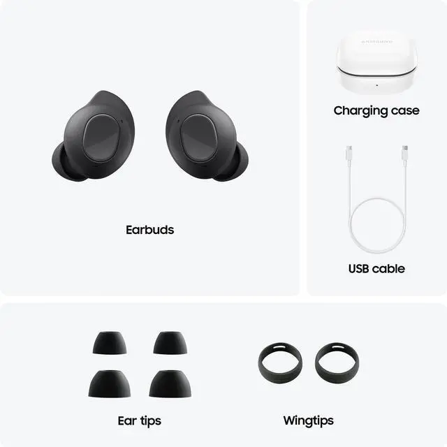 Alt view image 7 of 7 - Galaxy Buds FE True Wireless Bluetooth Earbuds, Comfort and Secure in Ear Fit, Auto Switch Audio, Touch Control, Built-in Voice Assistant