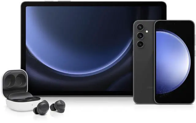 Alt view image 6 of 7 - Galaxy Buds FE True Wireless Bluetooth Earbuds, Comfort and Secure in Ear Fit, Auto Switch Audio, Touch Control, Built-in Voice Assistant