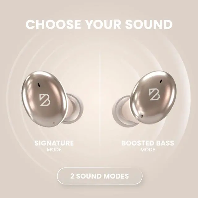 Alt view image 6 of 7 - Wireless Earbuds for Small Ears, Award-Winning Sound w/Bass Mode, Durable Sweatproof Bluetooth Earbuds, Comfortable for All Ears