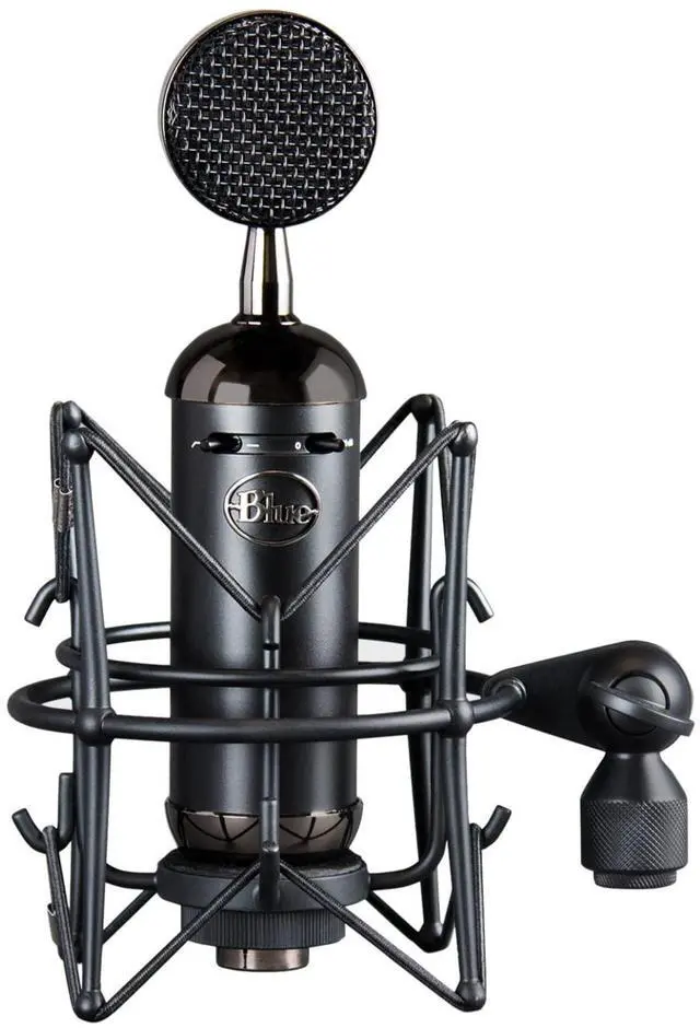 Main image of Blue Blackout Spark SL XLR Condenser Microphone for Pro Recording, Streaming, Podcasting, Gaming, with Large Diaphragm Cardioid Mic Capsule, Shockmount, Detailed Natural Sound, Protective Case - Black