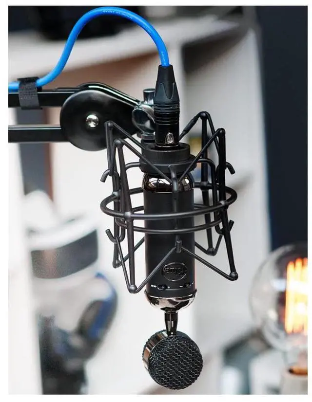 Alt view image 5 of 6 - Blue Blackout Spark SL XLR Condenser Microphone for Pro Recording, Streaming, Podcasting, Gaming, with Large Diaphragm Cardioid Mic Capsule, Shockmount, Detailed Natural Sound, Protective Case - Black