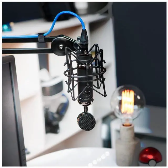 Alt view image 6 of 6 - Blue Blackout Spark SL XLR Condenser Microphone for Pro Recording, Streaming, Podcasting, Gaming, with Large Diaphragm Cardioid Mic Capsule, Shockmount, Detailed Natural Sound, Protective Case - Black