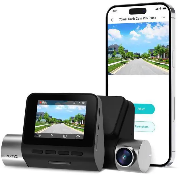 Main image of 2.7K Dash Cam Front A500S, 1944P Dash Camera for Cars with Sony IMX335, Dashcam Built-in WiFi GPS, Optional Rear Dashcam, ADAS, 2'' IPS LCD Screen, 24H Parking Mode, WDR, Super Night Vision