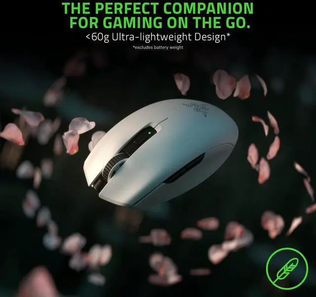 Alt view image 2 of 6 - Wireless Gaming Mouse Ultra Lightweight & Portable, Bluetooth & 2.4Ghz Wireless Connectivity, 18K DPI, Up to 950hrs Battery Life, Compatible with PC & Mac White
