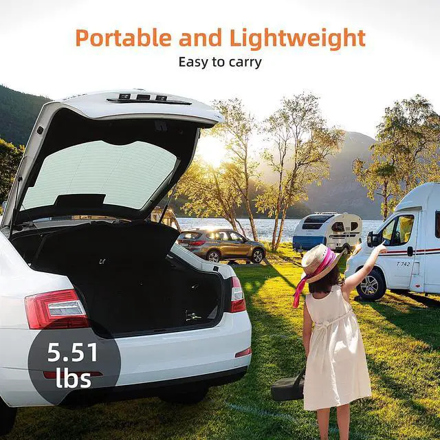 Alt view image 3 of 7 - Portable Projector Screen with Stand Outdoor: Camping Projection Screen 80 inch 4K Movie Screen for Home Backyard Indoor 16:9 HD Night