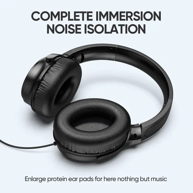Alt view image 4 of 6 - VR Gaming Headphones for Quest 2/Quest 3 Increase VR Immersion, Custom Length Cable, Optimized Gaming Audio Driver, Memory Protein Ear Pads Noise Isolating and Other Accessories