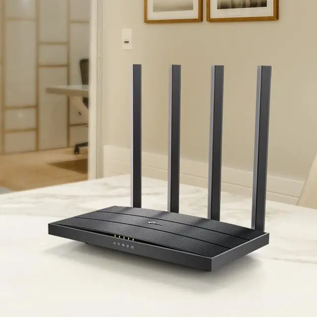 Alt view image 7 of 7 - TP-Link AC1200 Gigabit WiFi Router (Archer A6) - Dual Band MU-MIMO Wireless Internet Router, 4 x Antennas, OneMesh and AP Mode, Long Range Coverage
