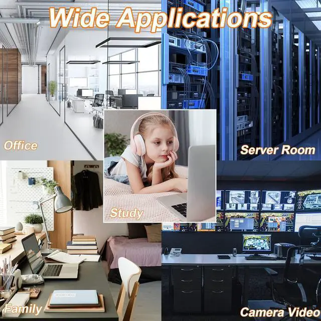 Alt view image 6 of 7 - Cat 8 Ethernet Cable, 50FT High Speed Heavy Duty 26AWG Cat8 LAN Network Cable 40Gbps, 2000Mhz with Gold Plated RJ45 Connector, Outdoor&Indoor Internet Cable Compatible for Router Gaming Modem Xbox