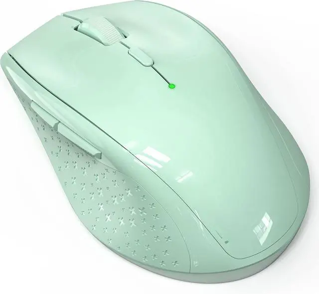 Main image of Wireless Mouse, 2.4G USB Computer Mouse with 6-Level Adjustable 4800 DPI, 30 Months Battery, Ergonomic Grips, 6 Buttons Portable for PC, Chromebook, Mac - Green