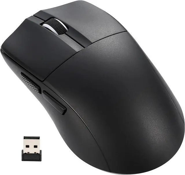 Main image of Wireless Gaming Mouse, 49g Superlight, Bluetooth 5.1/2.4G/Wired, 26,000 DPI, 5 Programmable Buttons, 150 Hr Rechargeable Battery, Software Support for PC, Mac, Black