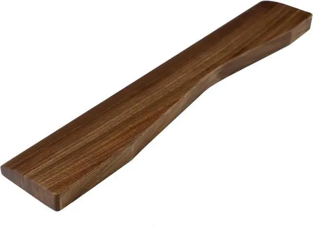 Alt view image 6 of 6 - Wooden Wrist Rest Solid Wood Walnut for Q13 Pro Mechanical Keyboard