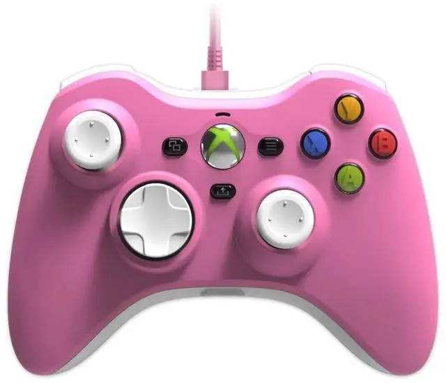Alt view image 3 of 6 - Wired Controller - Pink - Officially licensed Xbox 360 Controller replica for use,Plug and Play Gaming Gamepad