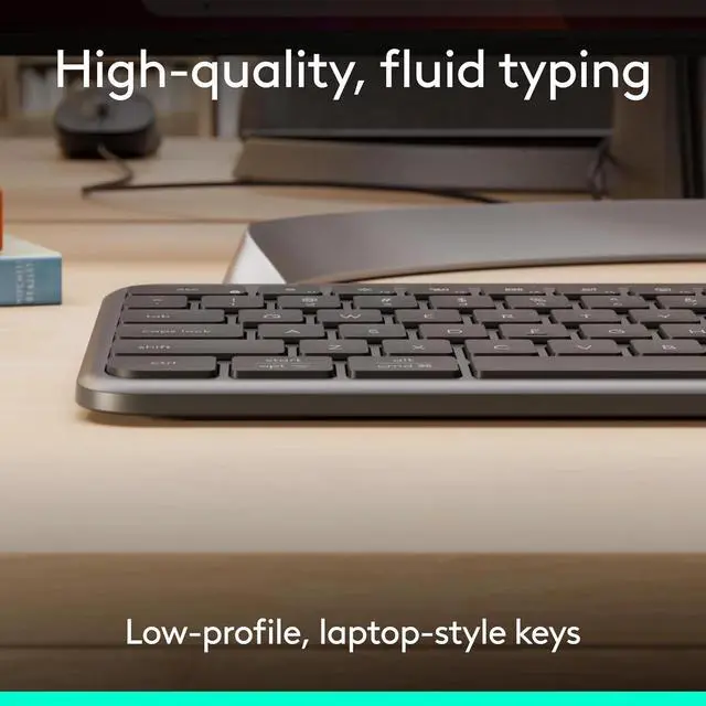 Alt view image 3 of 6 - Slim Wired Combo MK625 for Business, Optical Wired Mouse, Full-Size Keyboard, USB-C Plug-and-Play - Graphite