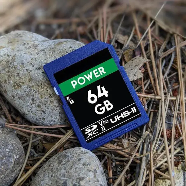 Alt view image 4 of 6 - Power 64GB SDXC UHS-II Memory Card 300MB/s Read, 250MB/s Write | Ideal for 8K, 4K, HDR, and 360 Video