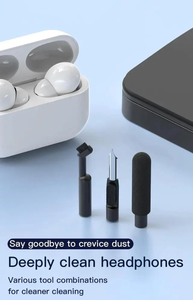 Alt view image 5 of 6 - Ergonomic Keyboard Wrist Rest with 22-in-1 Cleaning Kit, Non-Slip Base, Springy Sponge Support for Work and Gaming