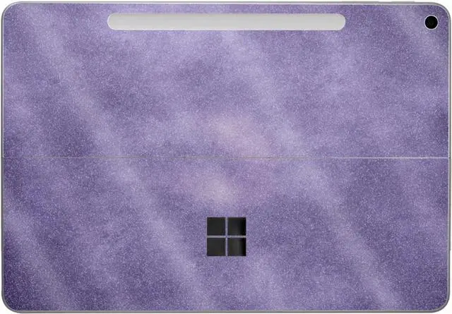 Main image of Glossy Glitter Tablet Skin Compatible - Purple Airbrush - Premium 3M Vinyl Protective Wrap Decal Cover - Easy to Apply