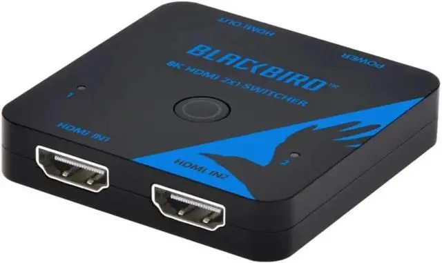 Main image of 2x1 HDMI Switch, 8K@60Hz, 4K@120Hz, 48Gbps, HDMI 2.1, HDCP 2.3, HDR10+ and Dolby Vision, Low Latency Support