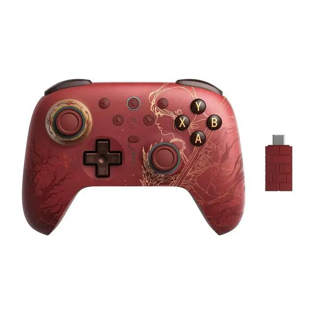 Alt view image 2 of 6 - Ultimate 2 Wireless Controller for Windows & Android, Gaming Controller with TMR Joysticks, Red