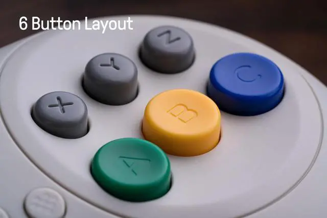 Alt view image 3 of 6 - M30 Wireless Bluetooth Controller Retro Gamepad for Switch, PC Windows, MacOS, Android, (White)