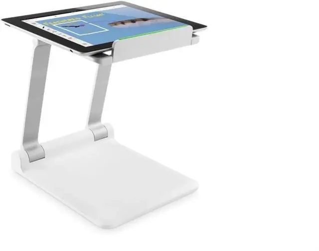 Alt view image 2 of 6 - Portable Tablet Stage - Adjustable Tablet Stand For Presentations & Classrooms - Ideal Stand For Video Recording