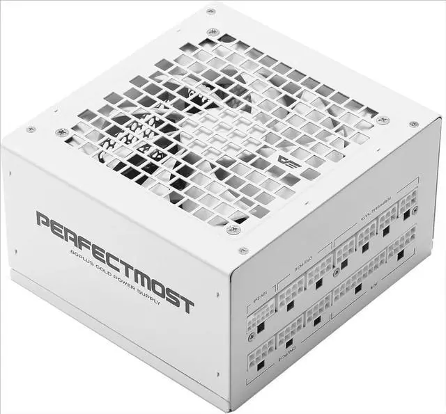 Main image of Power Supply ATX 3.1& PCIe 5.1 Ready, 12VHPWR Cable Included,80 Plus Gold Gaming PSU, Compact 150mm Size(White)