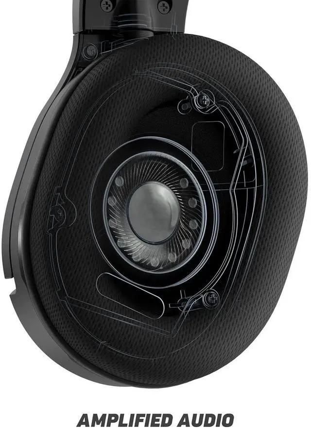 Alt view image 2 of 4 - Powered Gaming Headset - Xbox Series X, Xbox Series S & Xbox One, PS5, PS4, Mobile & PC with 3.5mm - Black