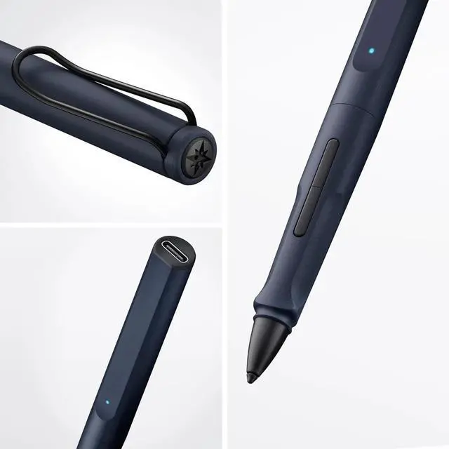 Alt view image 2 of 4 - Steel Black iPad Pen - Stylus Pen with Palm Rejection, tilt Sensitivity & Ergonomic Grip - up to 10 Hours Battery Life