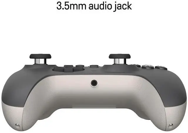 Alt view image 2 of 6 - Ultimate C Hall Effect Joysticks/Hall Trigger Wired Controller with RGB Lighting Fire Ring, 3.5mm Audio Jack (Dark Gray)