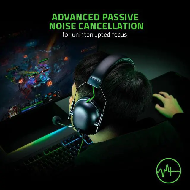 Alt view image 3 of 5 - V2 X Wired Gaming Headset with 7.1 Surround Sound, 50mm Drivers, Noise Cancelling Mic