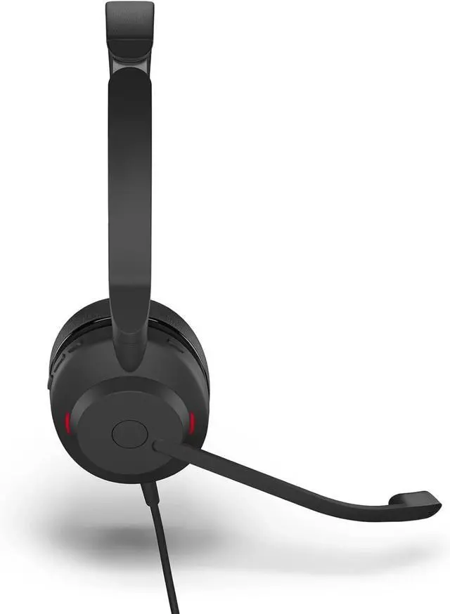 Alt view image 4 of 6 - Wired Headset, USB-C, Mono, Black  Lightweight, Portable Telephone Headset with 2 Built-in Microphones