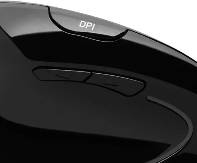 Alt view image 5 of 6 - iMouse E90 - Wireless Left-Handed Vertical Ergonomic Mouse, Black
