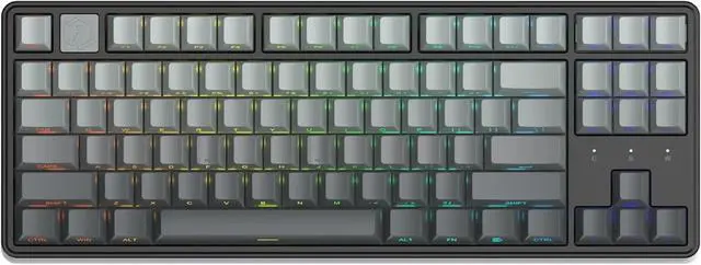 Main image of FOR87 Keys Wired Magnetic Keyboard, RGB, hot Swappable Rapid Trigger Gaming Keyboard for Win/Mac/Gamer-Black