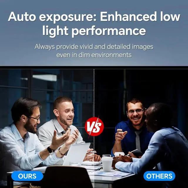 Alt view image 5 of 6 - 4K Webcam for PC, 4K UHD USB Webcam with Microphone, New Upgraded Auto Focus, Low Distortion, Privacy Cover, PC Camera