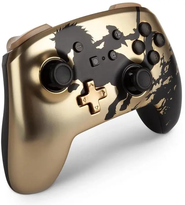 Alt view image 3 of 6 - Enhanced Wireless Controller for Nintendo Switch - Gold Rider, Nintendo Switch - OLED Model, , Gamepad, game controller