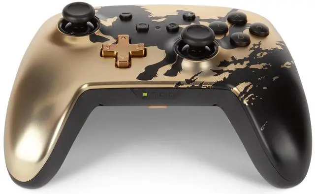 Alt view image 6 of 6 - Enhanced Wireless Controller for Nintendo Switch - Gold Rider, Nintendo Switch - OLED Model, , Gamepad, game controller