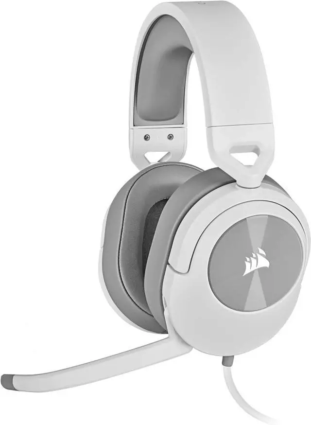 Main image of HS55 Surround v2 Multiplatform Gaming Headset  Dolby Atmos  Lightweight  Memory-Foam Leatherette  White
