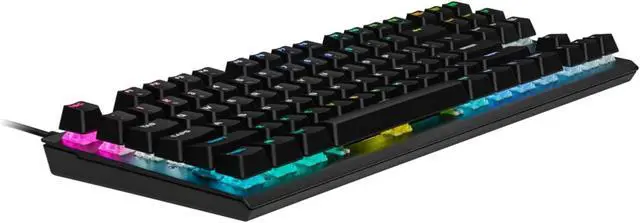 Alt view image 4 of 6 - K60 RGB TKL RGB Tenkeyless Optical-Mechanical Wired Gaming Keyboard - OPX Switches - iCUE Compatible - Black