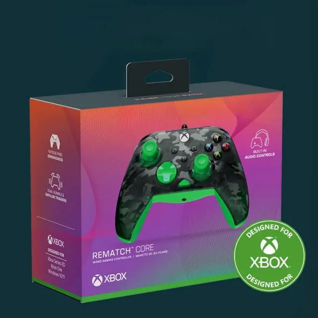 Alt view image 6 of 6 - Wired Gaming Controller - Licensed for Xbox Series X|S, Xbox One & Windows PCs - Audio Controls - Black