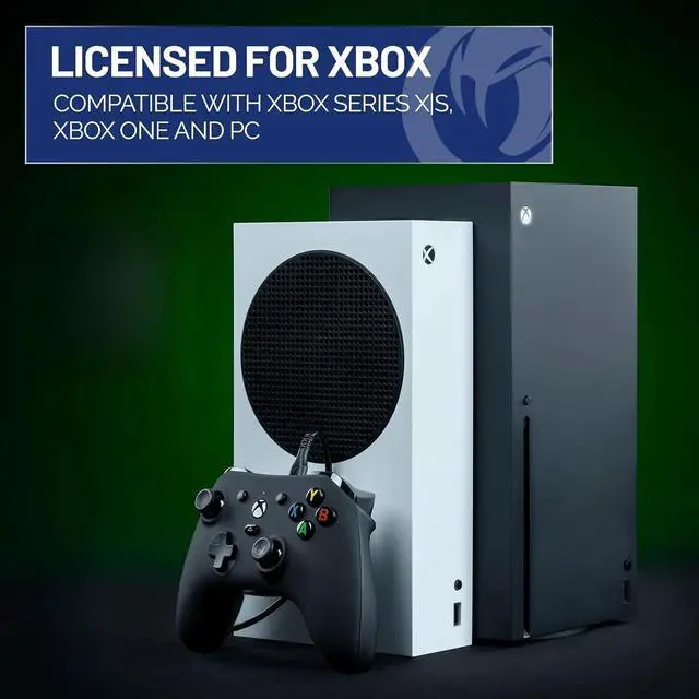 Alt view image 2 of 6 - Wired Controller Officially Licensed for Xbox Series X|S, Xbox One, and PC - Mappable Back Buttons-Dual Vibration Motors