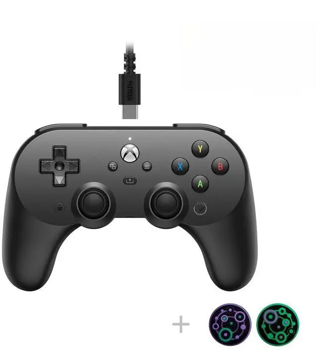 Main image of Pro 2 Hall Effect Joysticks/Hall Trigger Wired Controller with Back Buttons, 3.5mm Audio Jack and Mic Mute Button(Black)