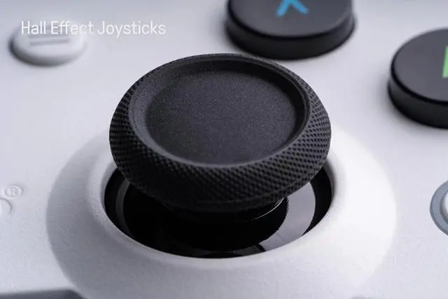 Alt view image 4 of 6 - Pro 2 Hall Effect Joysticks/Hall Trigger Wired Controller with Back Buttons, 3.5mm Audio Jack and Mic Mute Button(Black)