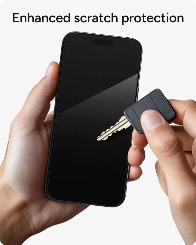 Alt view image 5 of 6 - Privacy 360 Screen Protector for iPhone 16 Pro Max 4-Way Privacy, Ultra-Strong Tempered Glass, 5X Stronger