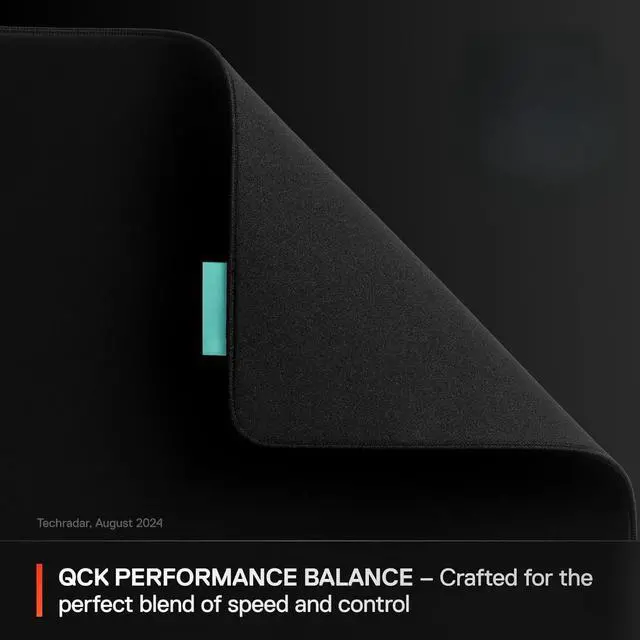 Alt view image 2 of 6 - Performance Balance Gaming Mousepad Extra Density Low-Profile Edge Stitching Non-Slip Neoprene Rubber Base